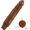 Jack vibrador realístico 26 cm mulato