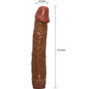 Bob vibrador realístico 22.5 cm mulato