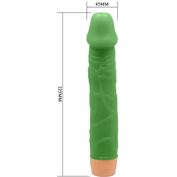 Bill vibrador realístico 22.5 cm verde