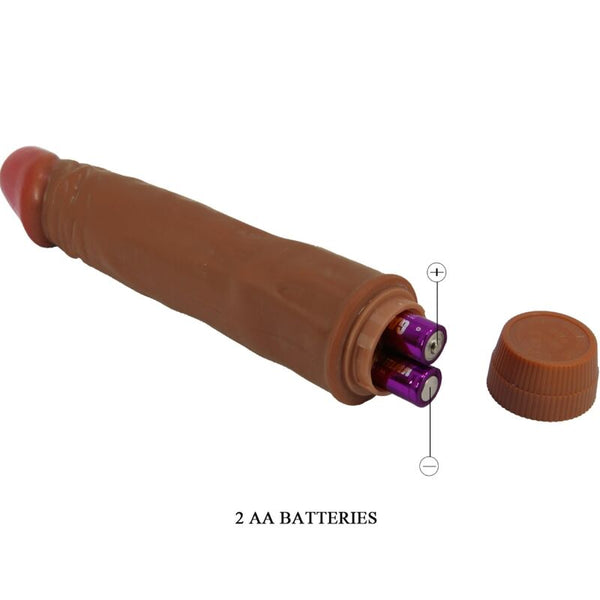 Dwarf vibrador realístico 21 cm mulato