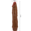 Dwarf vibrador realístico 21 cm mulato