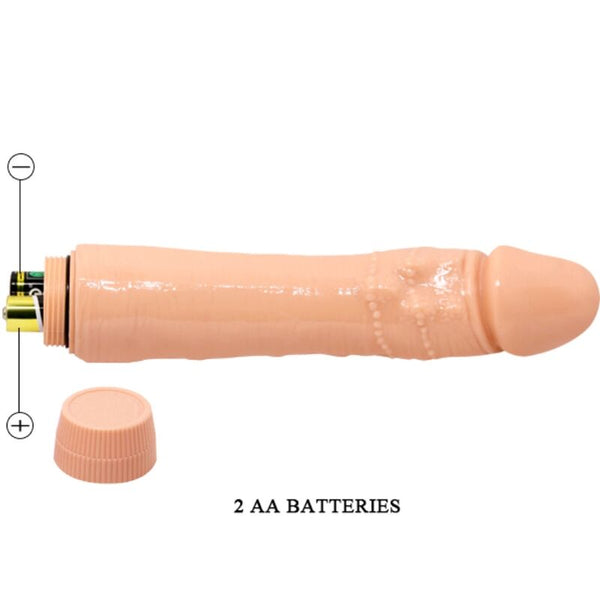 Dybbuk vibrador realístico 24 cm natural