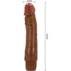 Dybbuk vibrador realístico 24 cm mulato