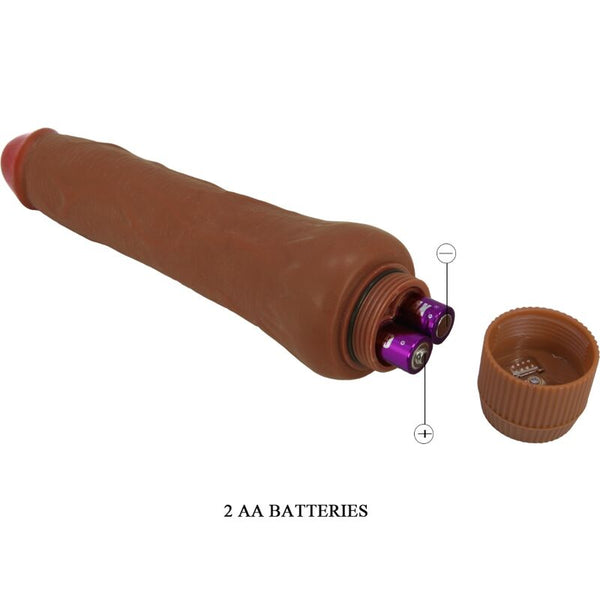 Dryad vibrador realístico 25 cm mulato