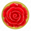 Kink plug anal dorado rosa roja talla m