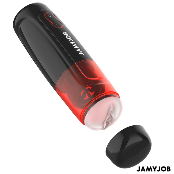 Jamyjob storm masturbador vagina automático 10 modos rotación y empuje
