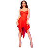 Chilirose cr 4847 babydoll rojo l xl