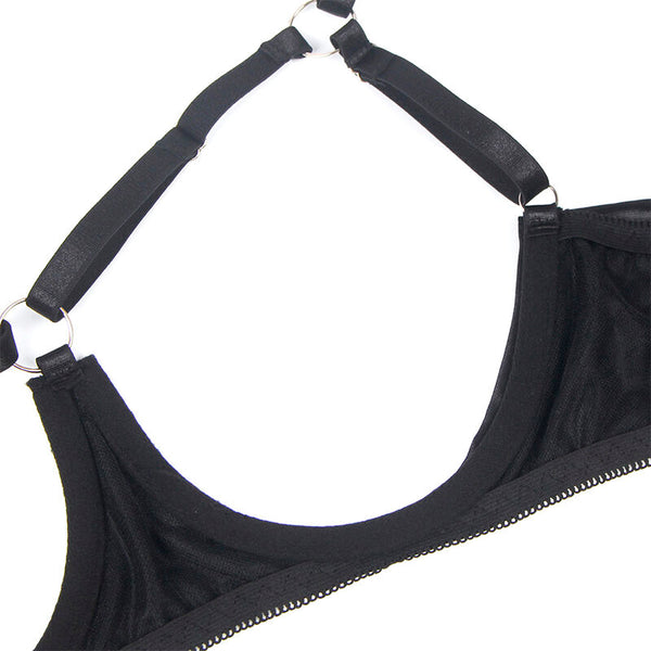 Subblime 955199 set sujetador con lazo negro ajustable s m