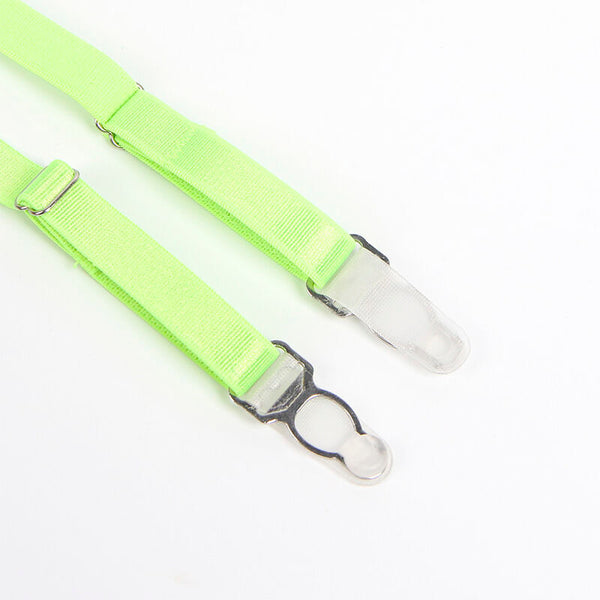 Subblime 955311 set sujetador con encaje y ligueros verde y azul s m