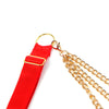 Subblime 955526 conjunto sujetador con cadenas y corazón de malla rojo l xl