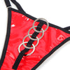 Subblime 955533 conjunto sujetador con cremallera de malla de charol rojo s m