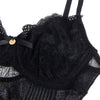 Subblime 955625 body de encaje con cierre inferior negro l xl
