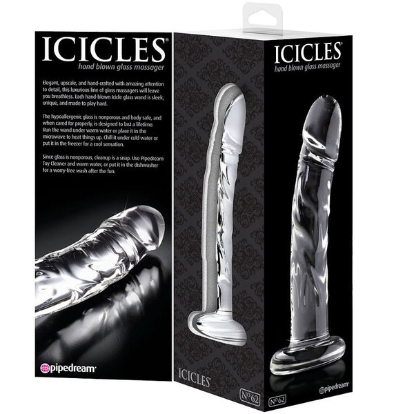 Icicles n. 62 masajeador de vidrio