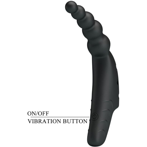 Jordin vibrador de dedo 10 vibraciones negro