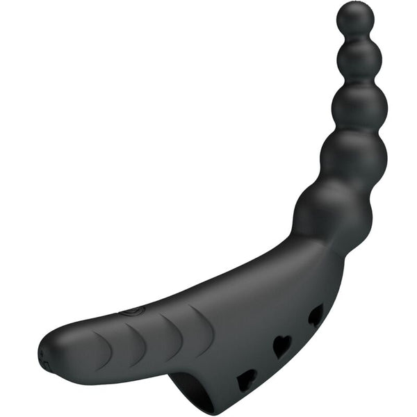 Jordin vibrador de dedo 10 vibraciones negro