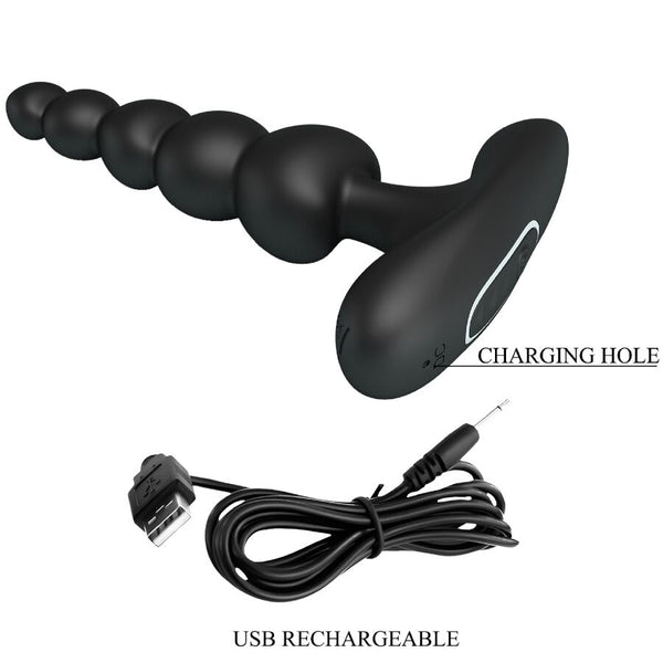 Corban vibrador anal 10 vibraciones negro