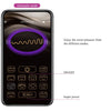 Leviathan vibrador controlado por app morado
