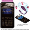Leviathan vibrador controlado por app morado