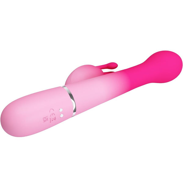 Dejon vibrador rabbit 3 en 1 multifunción rosa