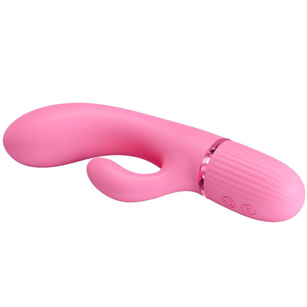 Marski vibrador rabbit y Punto G rosa