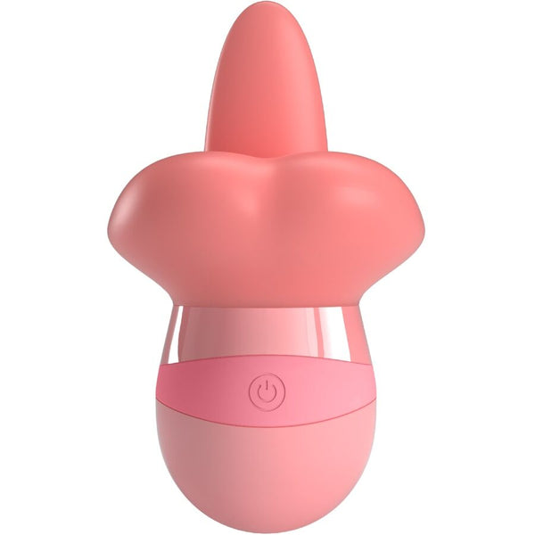 Kylee lengua estimuladora clítoris 10 vibraciones rosa nude