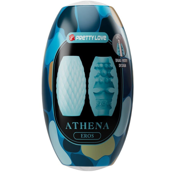 Pretty athena eros masturbador masculino silicona celeste