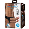 Pretty keaven arnés briefs universal y comfortable doble dildo