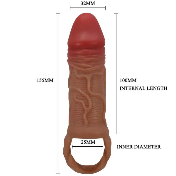 Pretty peirre funda para pene de 10 cm