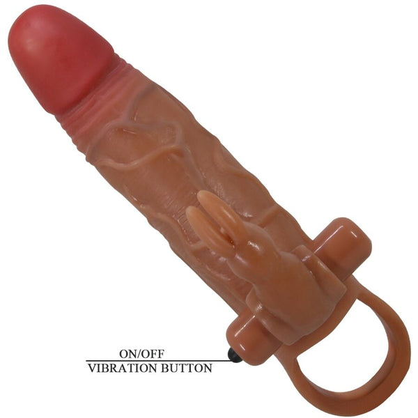Osmar funda para pene con estimulador de clítoris con vibración