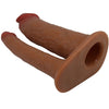 Pretty yairon funda para pene doble con extensión de 4 cm mulato