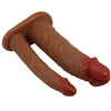 Pretty yairon funda para pene doble con extensión de 4 cm mulato