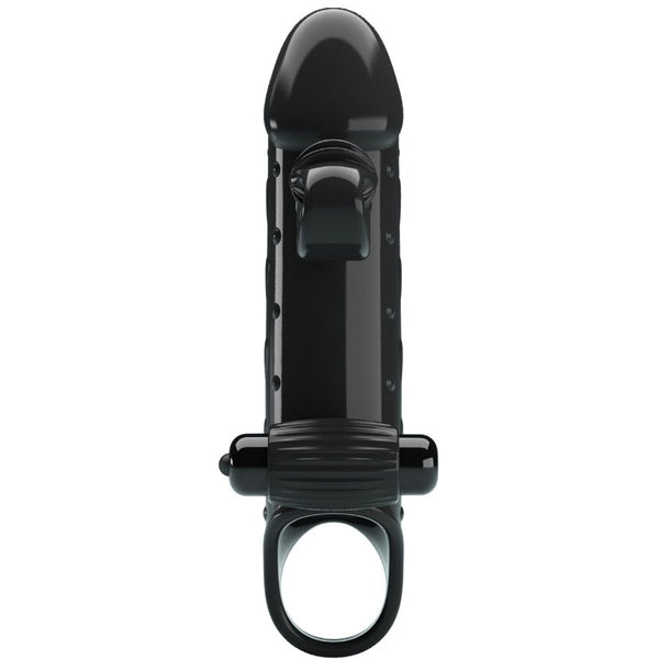 Romance funda para pene con vibración negro