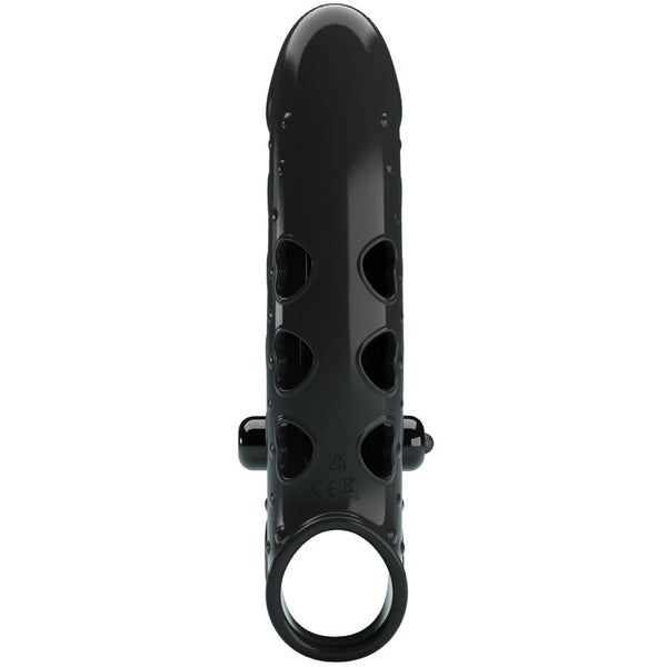 Romance funda para pene con vibración negro