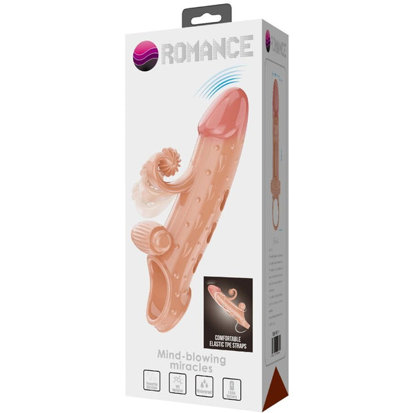 Romance funda para pene con vibración natural