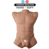 Silexd apollo l torso realístico masculino caramelo