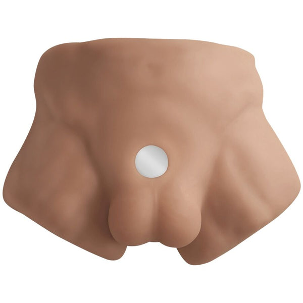 Silexd apollo s torso bajo realístico masculino caramelo