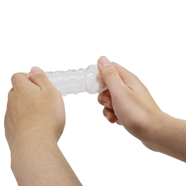 Pretty funda para pene apretada y voluminizadora transparente