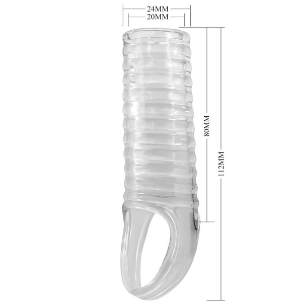 Pretty hartman funda para pene transparente