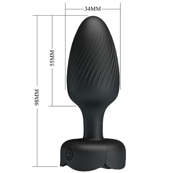 Pretty osborn plug anal con luz led 9.8 cm