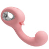 Erynnyes vibrador Punto G con estimulador clítoris 10 vibraciones rosa