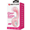 Erynnyes vibrador Punto G con estimulador clítoris 10 vibraciones rosa