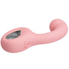 Erynnyes vibrador Punto G con estimulador clítoris 10 vibraciones rosa