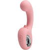 Erynnyes vibrador Punto G con estimulador clítoris 10 vibraciones rosa