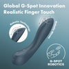 Vibrador Wave 4 para Punto G con 12 programas gris oscuro