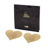 Bijoux indiscrets pezoneras flash corazón dorado