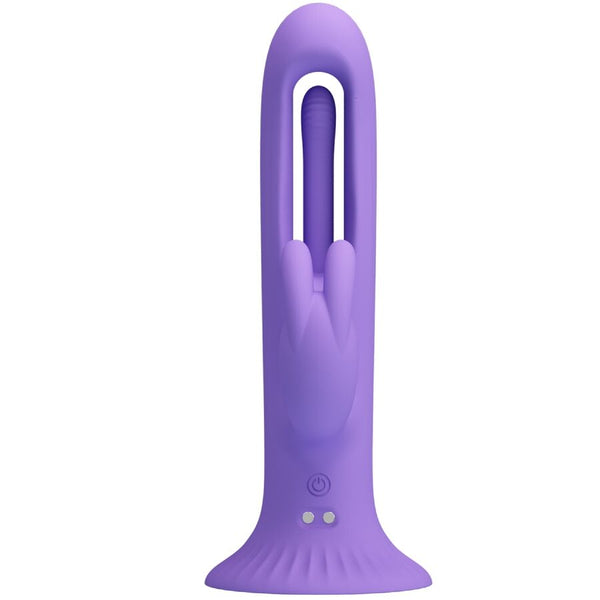 Killmoulis vibrador rabbit 12 modos de vibración morado