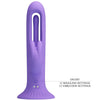 Killmoulis vibrador rabbit 12 modos de vibración morado