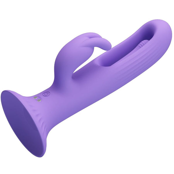 Killmoulis vibrador rabbit 12 modos de vibración morado