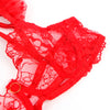 Subblime 957513 conjunto sujetador y liga de encaje rojo