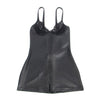 Subblime 957575 vestido de cuero con cremallera negro